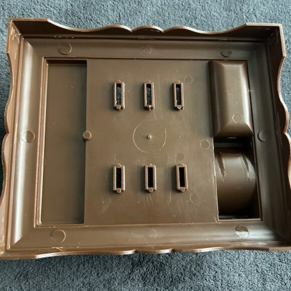 Vintage Mid-Century Desk Organizer Faux Wood Grain - Picture 8 of 8